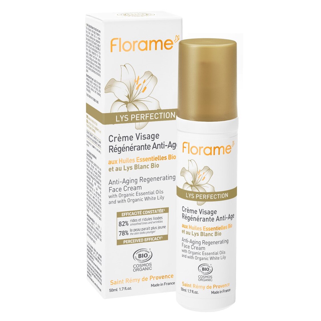 Crema regeneratoare anti-age Lys, bio, 50ml